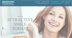 Desktop Screenshot of brightmandental.com